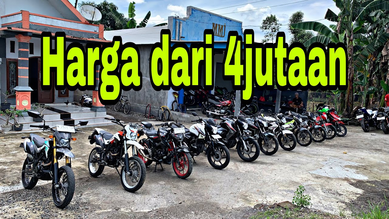 OBRAL MOTOR MULAI HARGA 4 JUTAAN SURAT WAJIB LENGKAP SEMUA BURUAN DIBELI