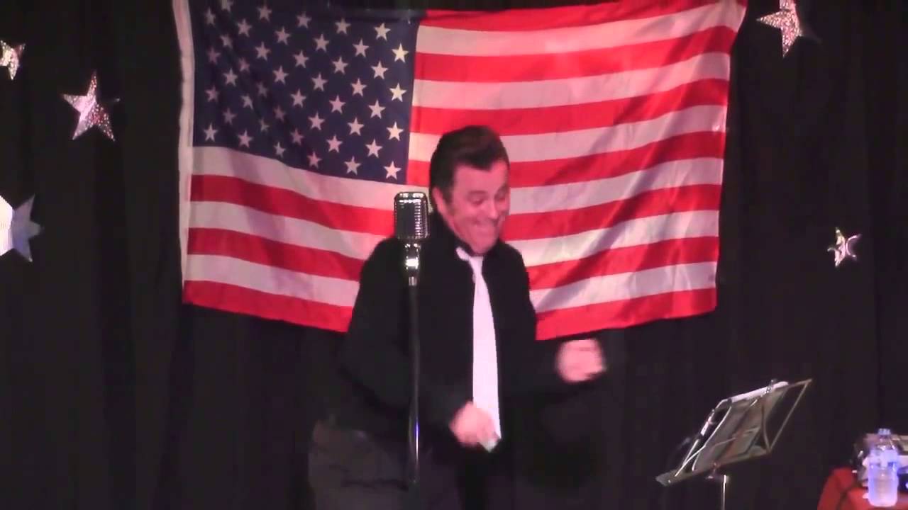 Fabulous French Singer Rick Cavan on stage