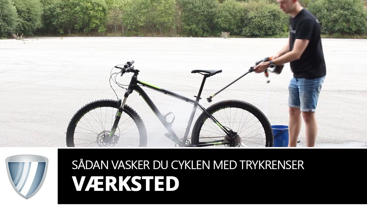 Sådan vasker du din cykel med Worx HydroShot Højtryksrenser