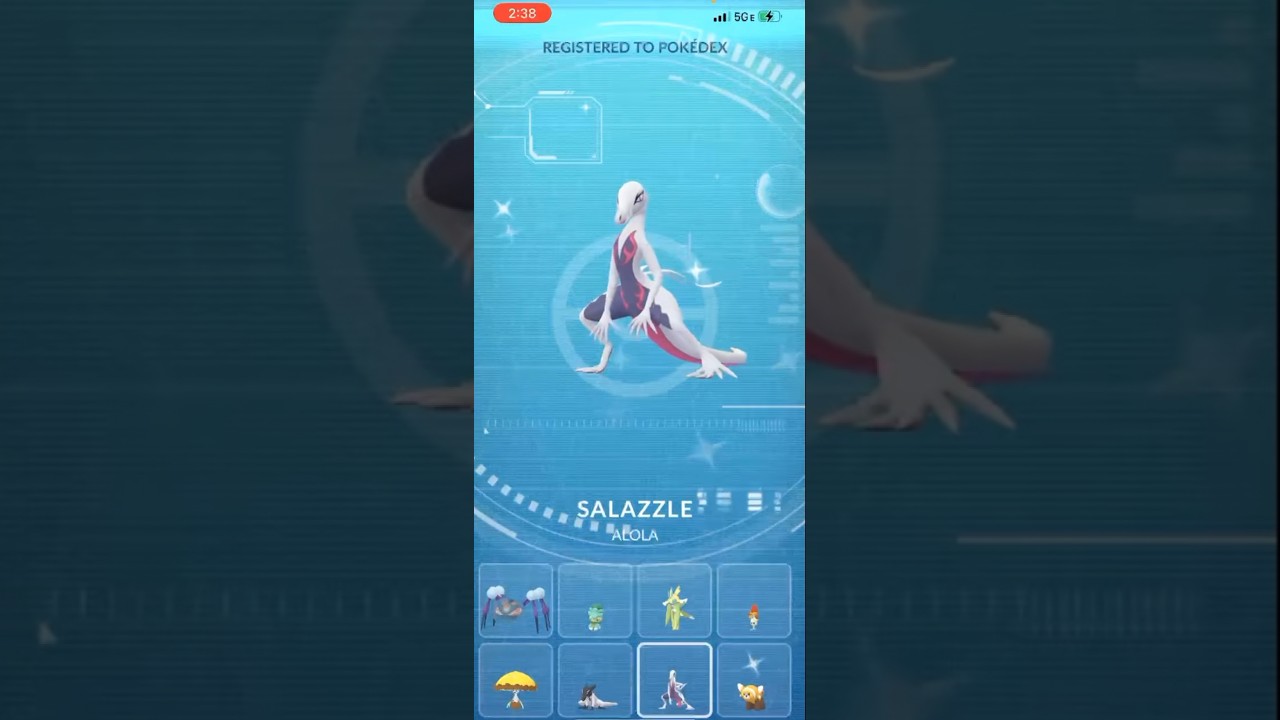 ✨RZADKA, LŚNIĄCA SALANDIT, WYKLUŁA SIĘ I EWOLWOWAŁA W Pokemon Go!!!✨ #szorty #pokemon