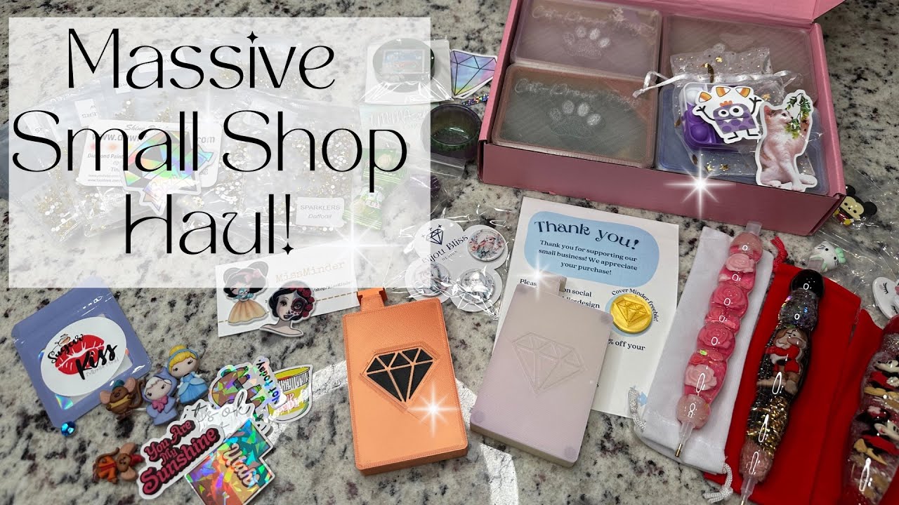 Small Shop Haul! Lots of Diamond Painting Accessories 🎉