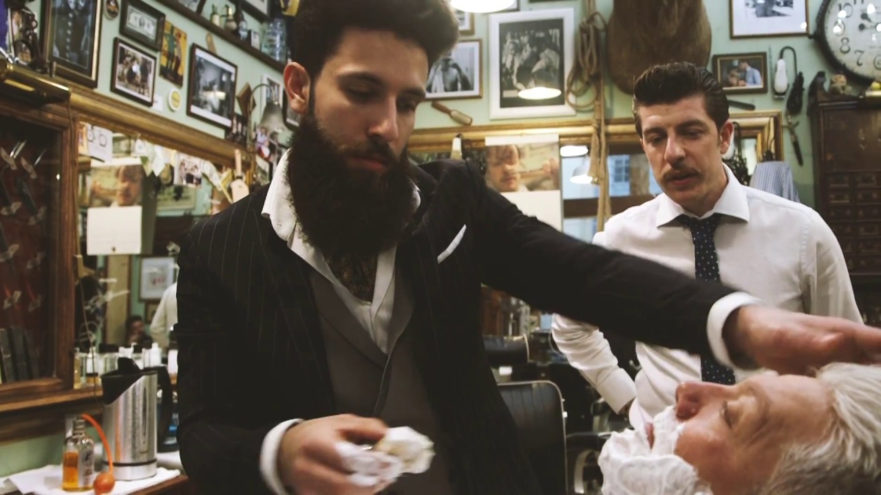 Italian Shave Culture, Danilo Alfonso (Lisbon) old italian Barbershop at BisB