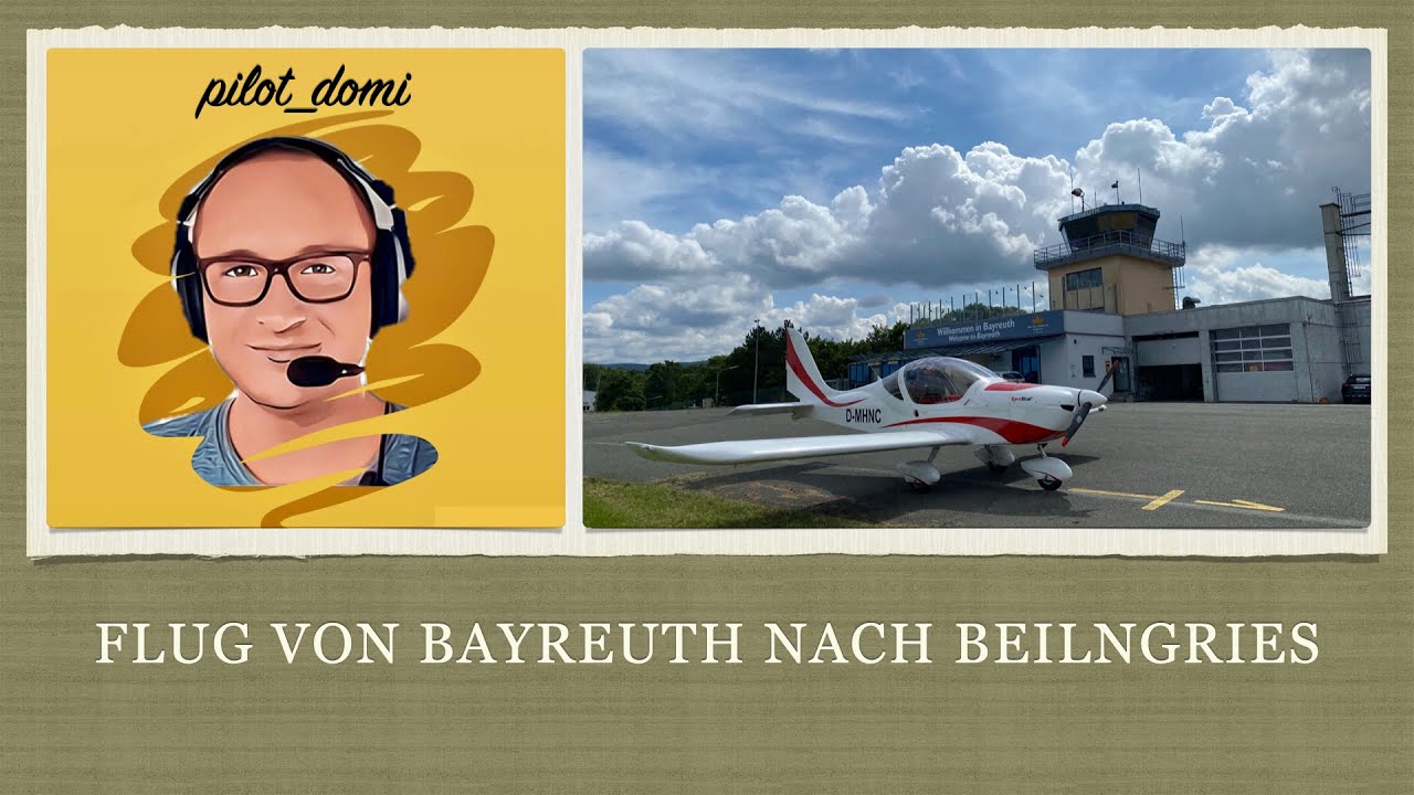 Flug mit dem Ultraleichtflugzeug von Bayreuth(EDQD) nach Beilngries(EDNC)