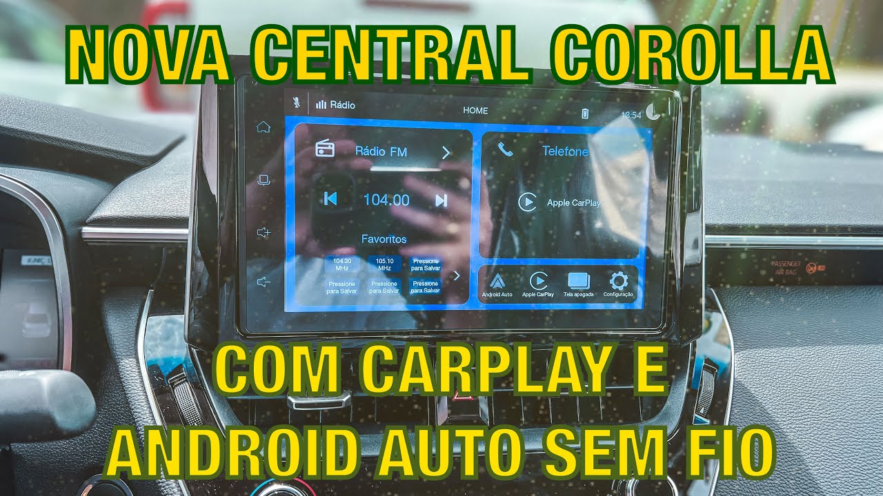 COROLLA 2023 E COROLLA CROSS 2023 GANHAM NOVA CENTRAL MULTIMIDIA!