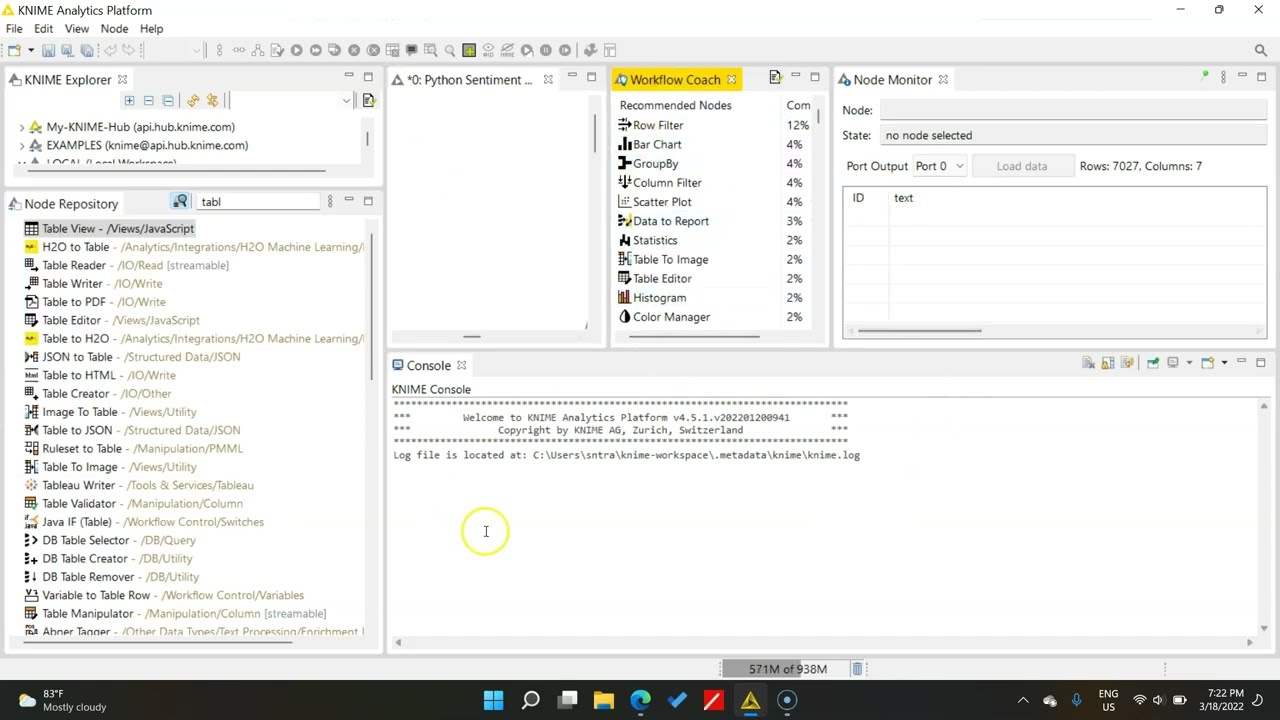 KNIME Tips - Auto Attach Nodes and View Options
