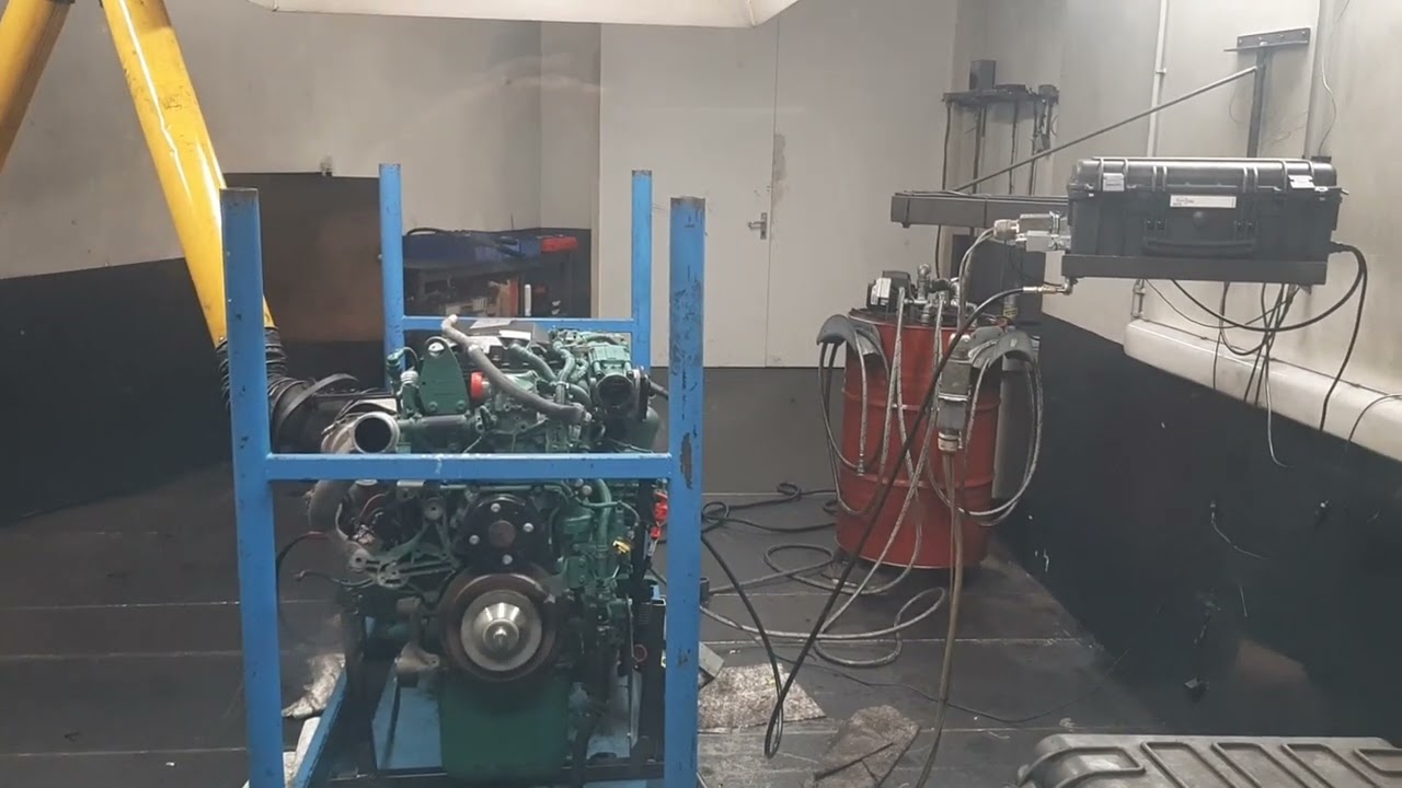 Volvo D8K commonrail Euro6 running on our Engine test system