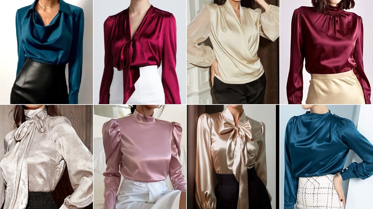 #silkblouses #silktops #blousestopsdesign #blousestops office wear outfit ideas for women