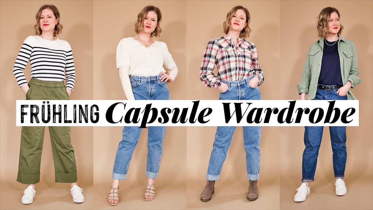 Frühling Capsule Wardrobe - Nachhaltige Outfits zusammenstellen | WELCHE Teile & WIE anfangen?