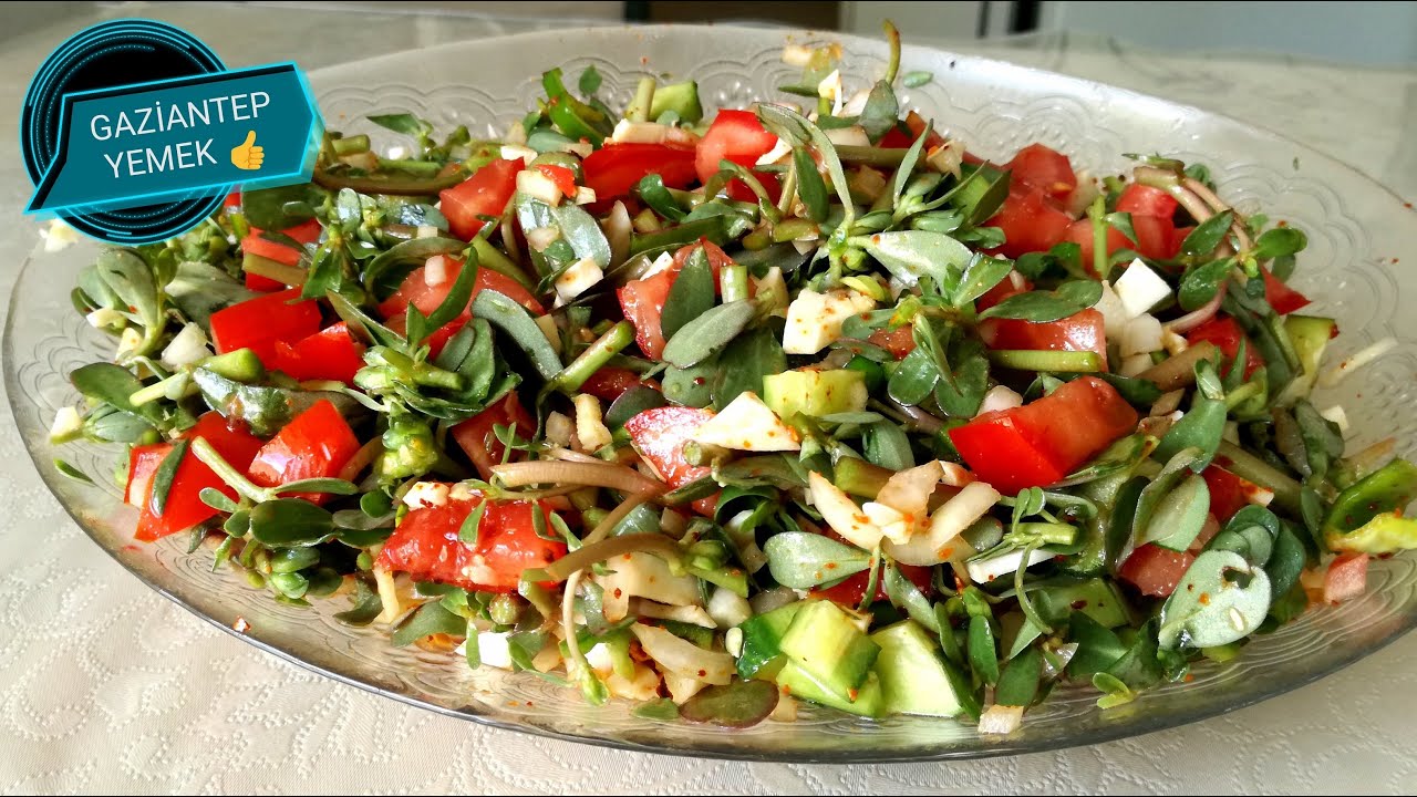 Semizotu Salatası (Peynirli) Pirpirim Salatası Yapımı? Ana Yemek Tadında Zayıflamaya Yardımcı