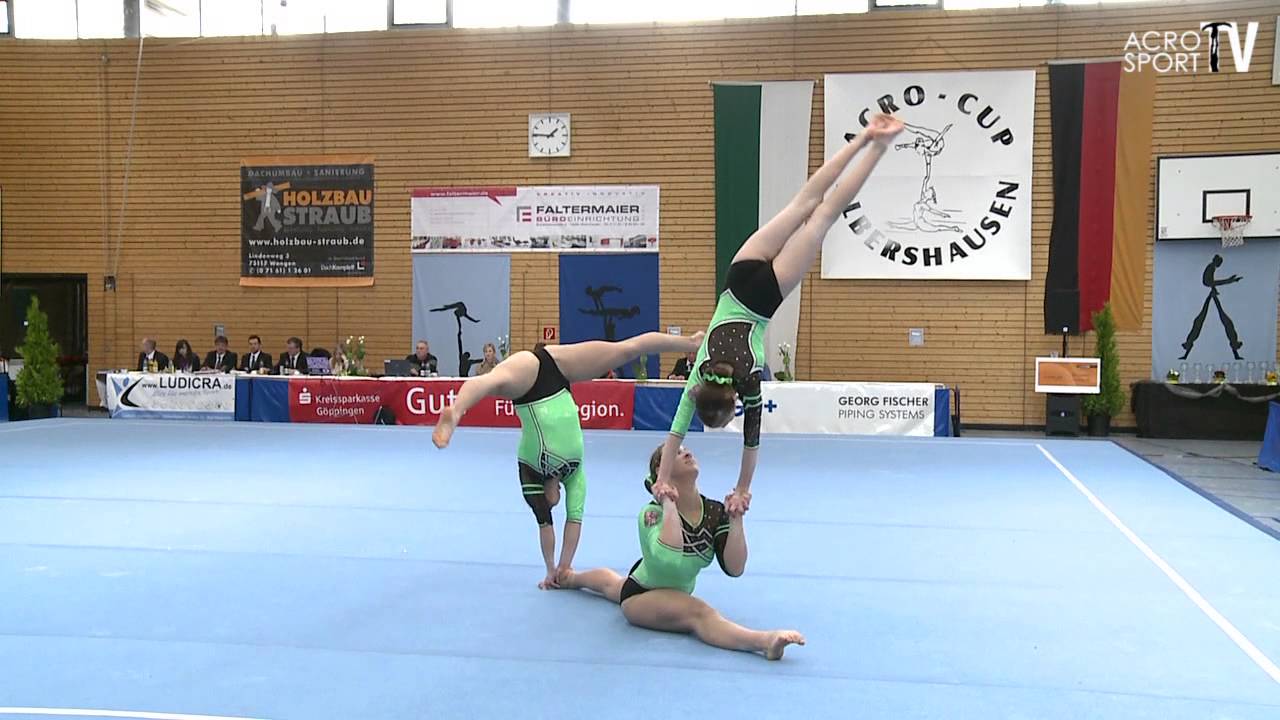 Acro Cup Albershausen 2013 Womens Group Combined Juniors Czech RepublicZaneta Ferusov&aacute;, Kristyna Dos