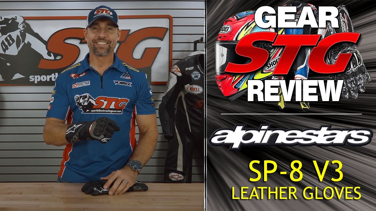 Обзор кожаных перчаток Alpinestars SP 8 V3 | Экипировка для гоночных мотоциклов и треков