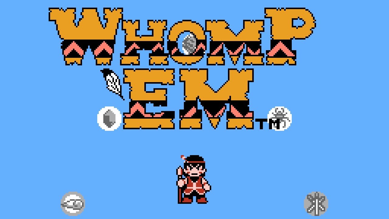 Whomp 'Em (Jaleco, 1991) - NES Gameplay
