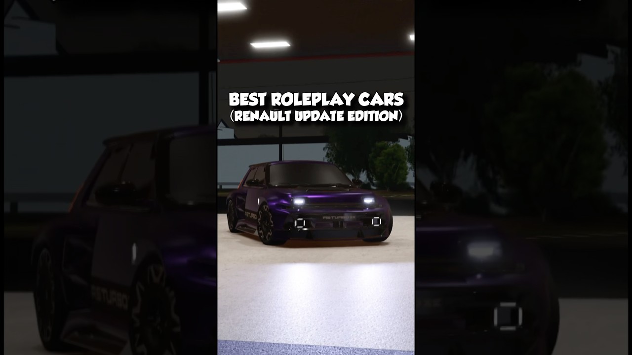 Best ROLEPLAY Cars in Greenville ROBLOX RENAULT UPDATE EDITION! #shorts #greenville #roblox