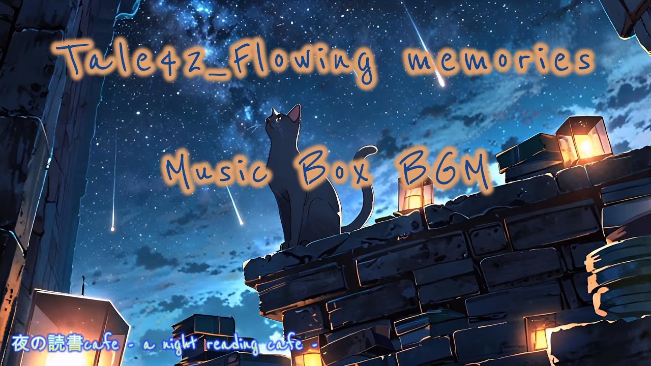 【読書用BGM】Chapter42_Flowing memories_Music Box BGM【作業用BGM】 #オルゴール #cat #猫