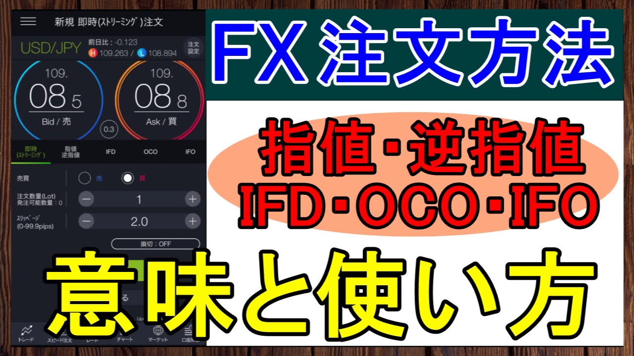 【完全版】FX注文方法の全６種を初心者にも分かりやすく解説
