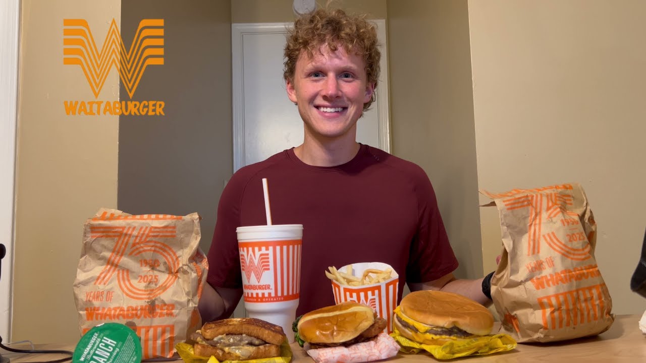ASMR My First Time Trying Whataburger MUKBANG