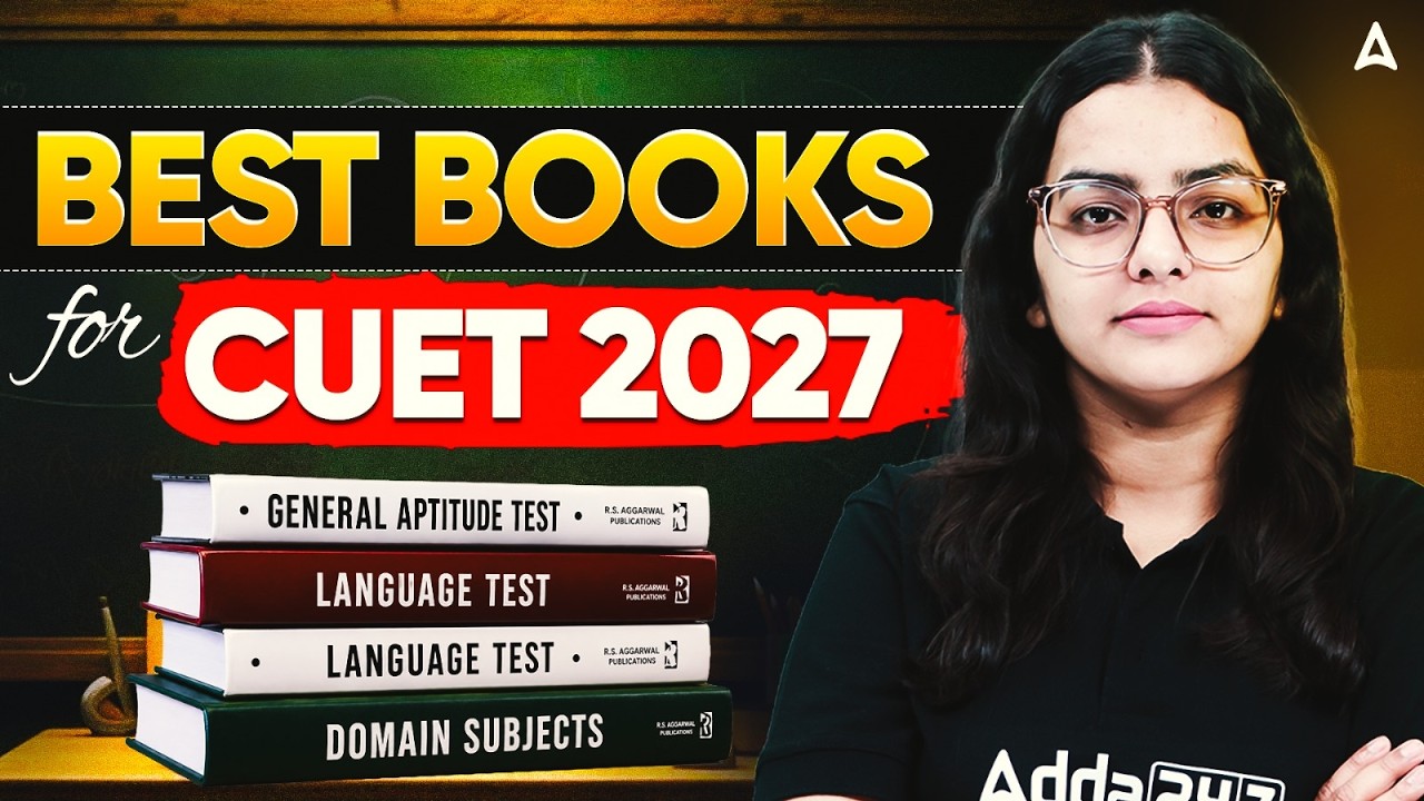 Best Books for CUET 2027 📑General Aptitude Test , Domains & Language | How to Prepare ?