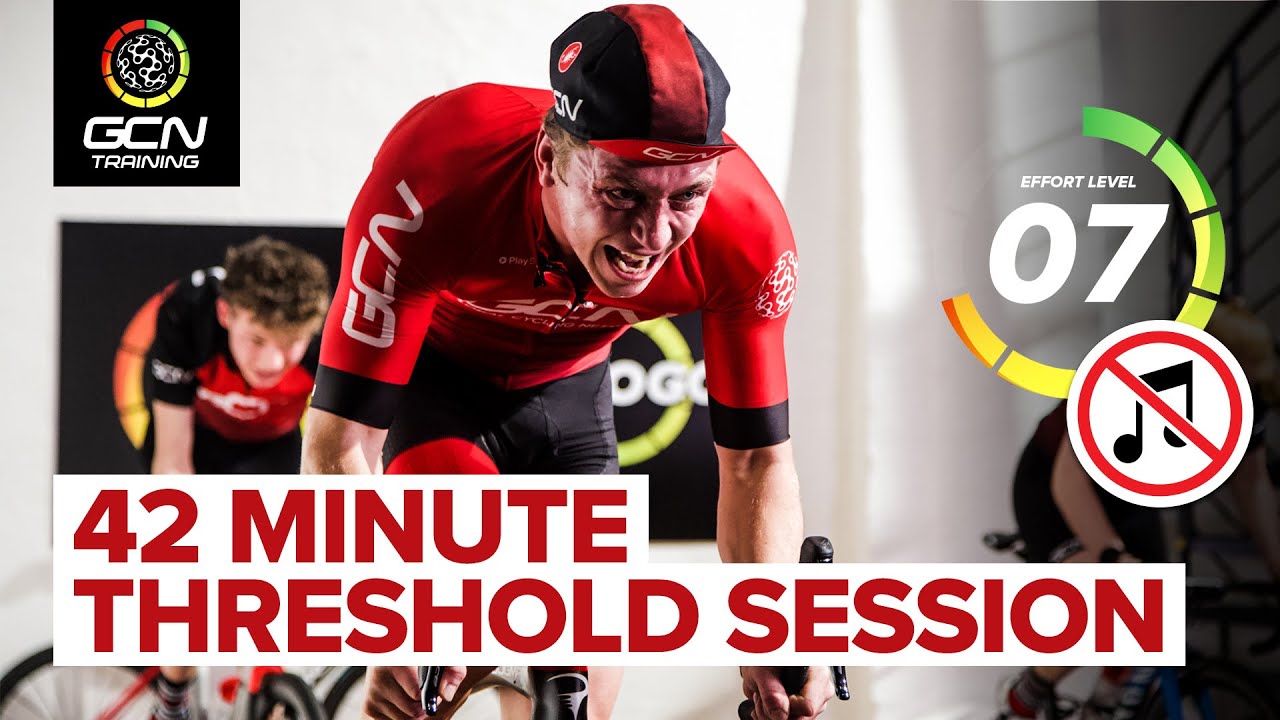 FTP Builder! | 42 Minute Indoor Cycling Workout Without Music 🔇