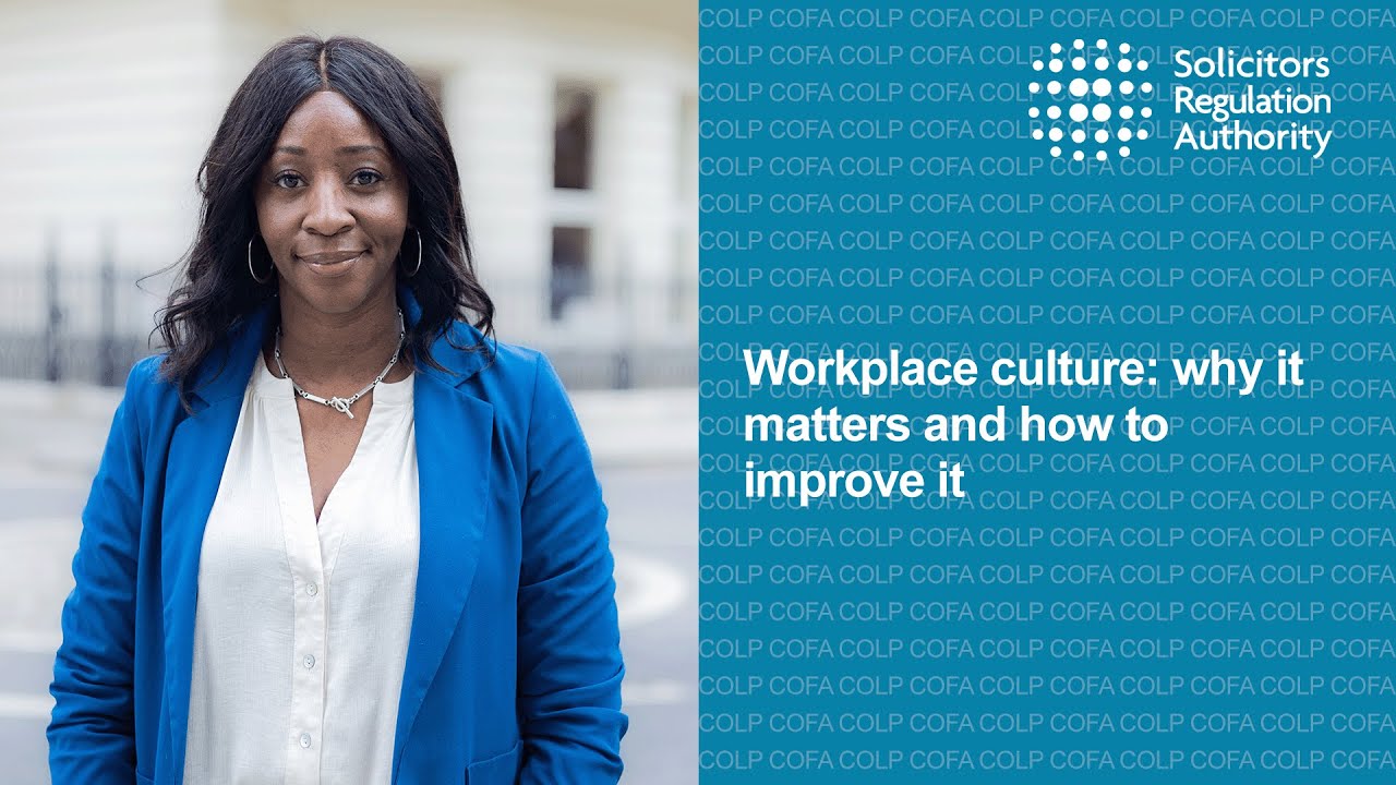 Workplace culture: why it matters and how to improve it (Compliance Officers Conference 2024)