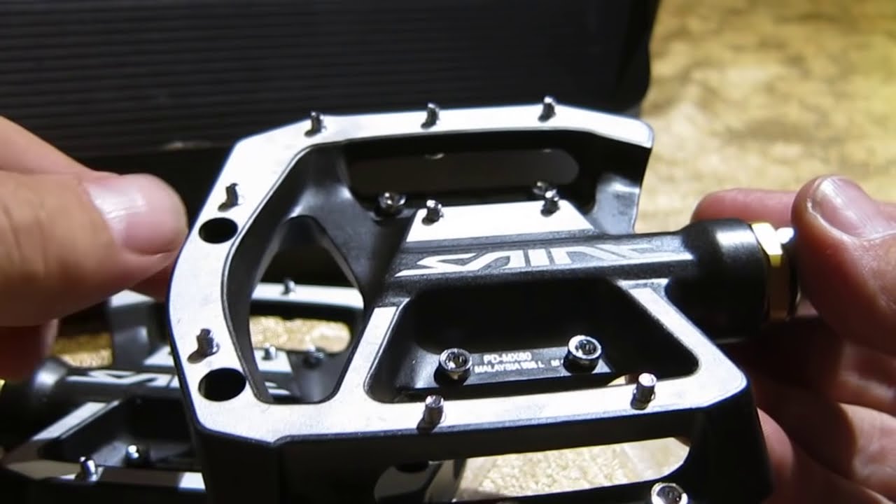 Shimano Saint PD-MX80 Flat Pedal Specs, Setup and Install - Trek Fuel EX 7