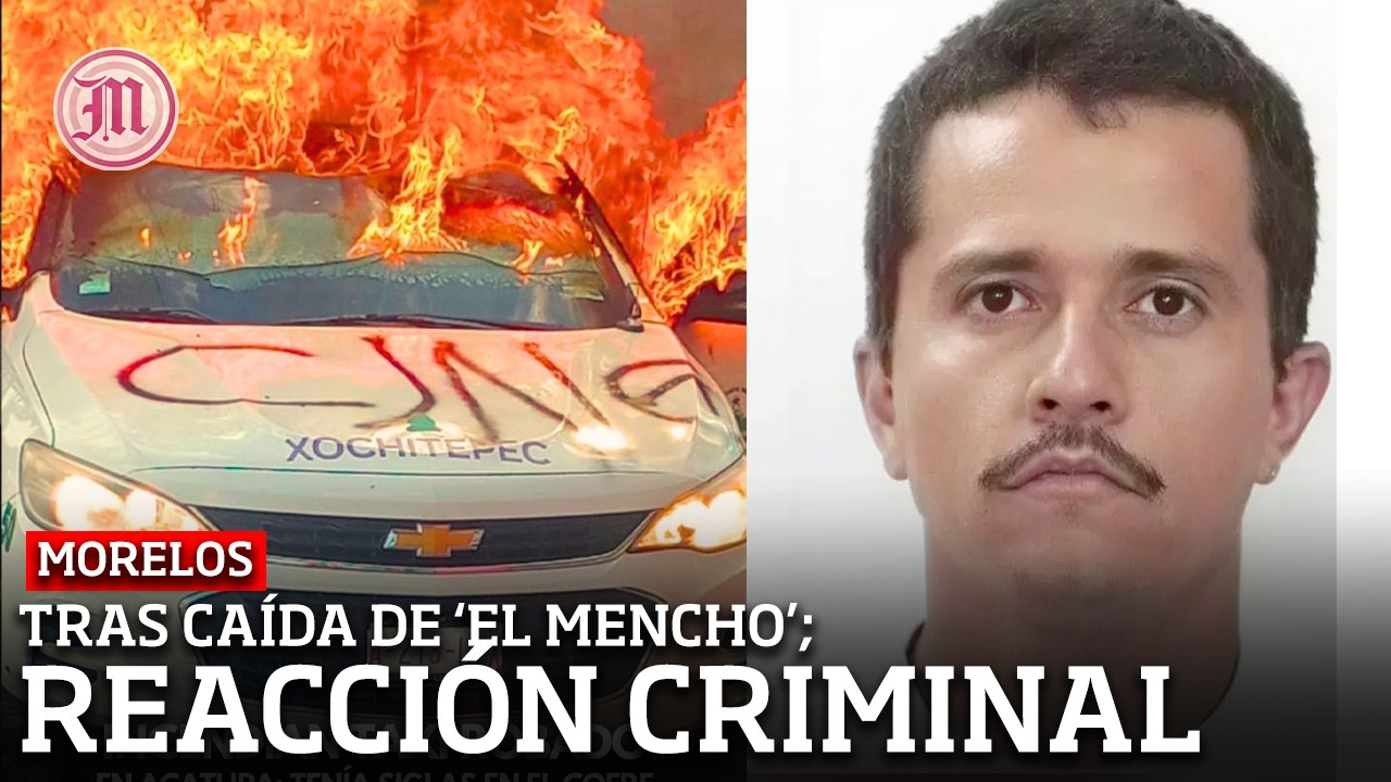 Incendian tiendas y taxis en Morelos tras operativo en Jalisco