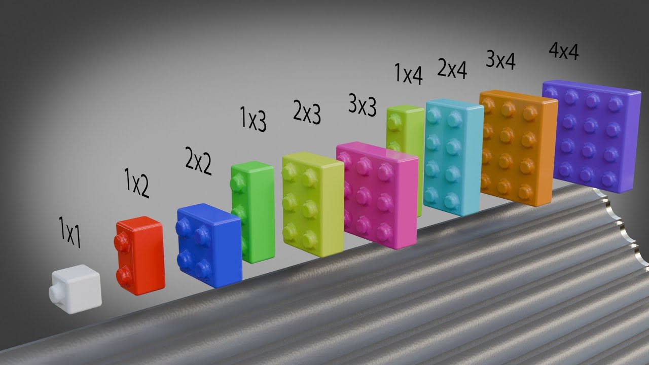 Which Lego Brick is the fastest? | Physics Simulation