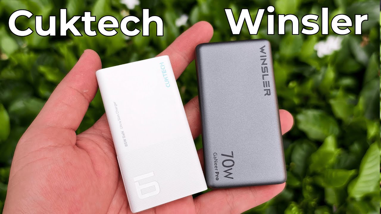 TRẢ KÈO CỦ SẠC SLIM : CUKTECH SLIM 65W vs WINSLER 70W