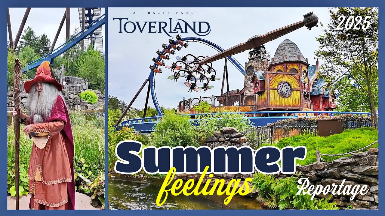 Reportage Toverland Summer Feelings 5. Juli bis zum 24.8.2025, Freizeitpark Attractiepark Toverland