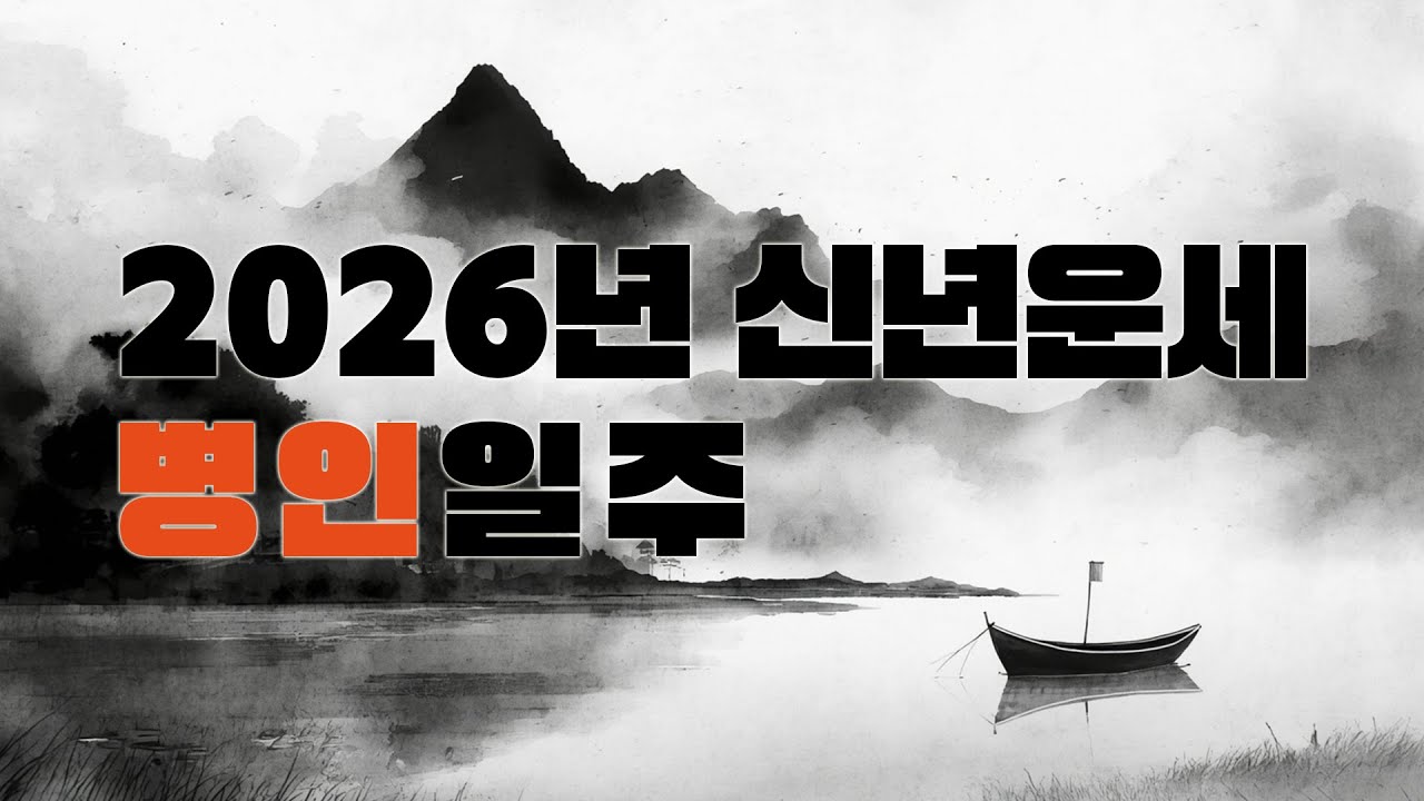 2026년 병오년(丙午年) 병인일주 신년운세 | 붉은 호랑이가 태양을 등에 업고 달리는 형국 [지안의 명리나루]