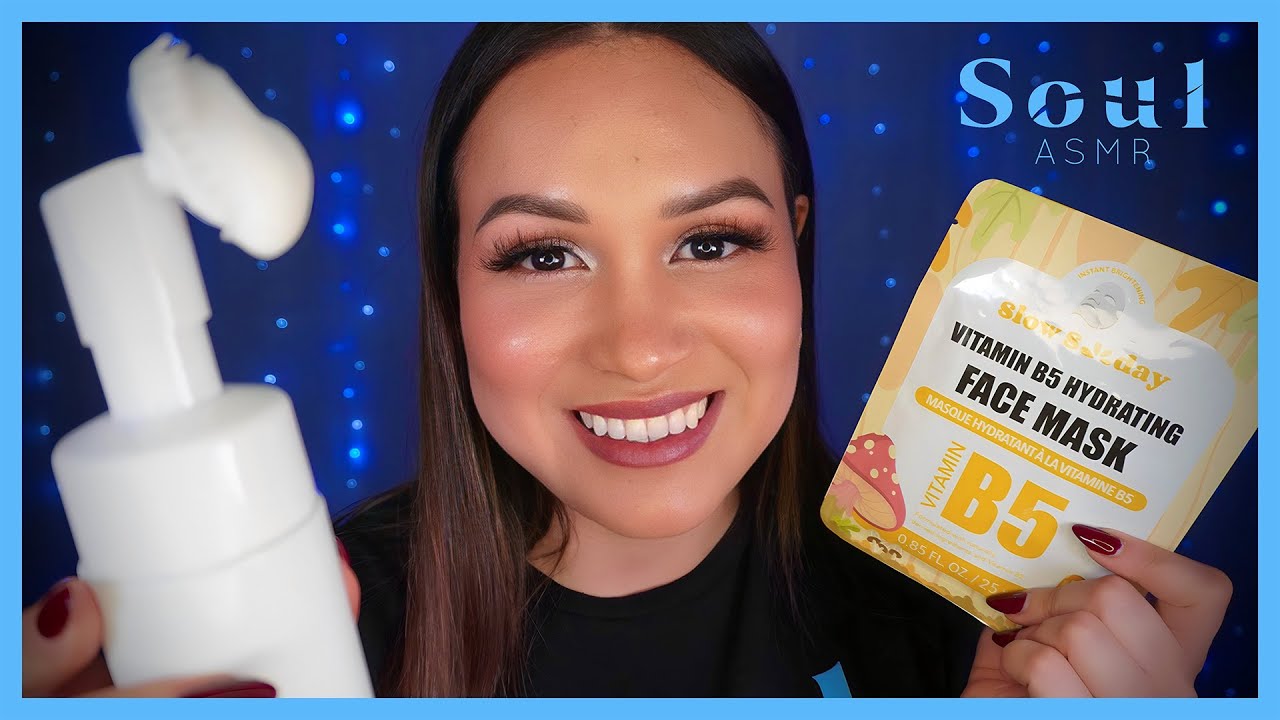 asmr spa 🥰 limpieza facial para dormir 😴 | Soul ASMR