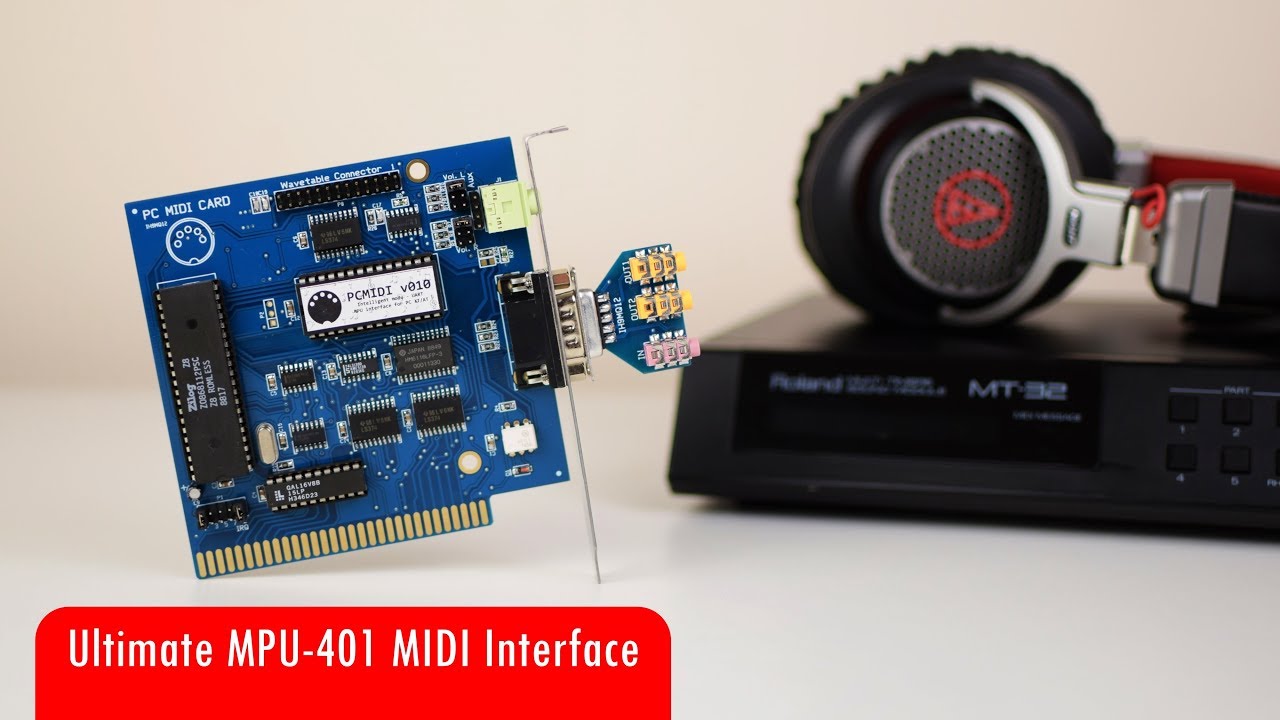Ultimate Roland compatible MPU-401 MIDI Interface Card with Intelligent Mode