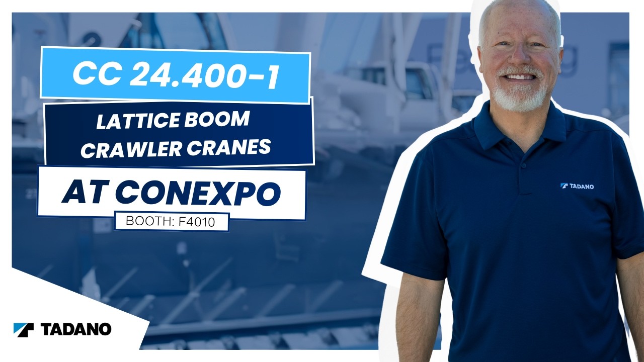 Inside the Tadano CC 24.400-1 at ConExpo 2026