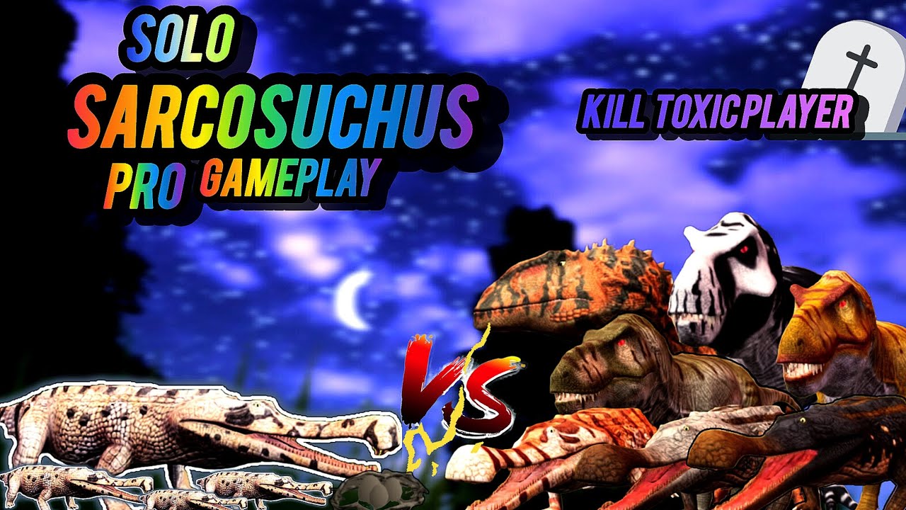 SARCOSUCHUS⚡| PRO GAMEPLAY ☠️| THE CURSED ISLE DINOSAUR #dinosaur #game #videos #viral #youtube 