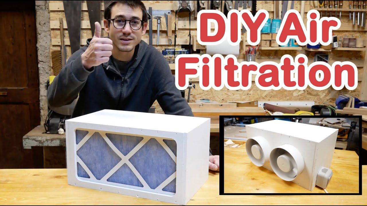 Je fabrique un système de filtration d'air DIY - DIY air filtration system