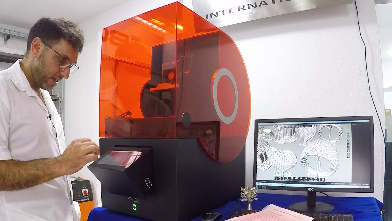 Demonstração Virtual Impressora 3d - 3500 XFAB DWS parte 1