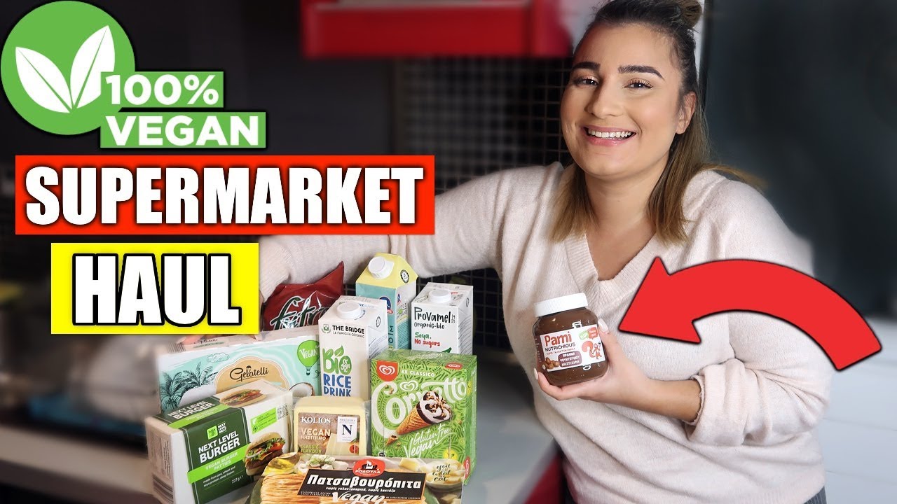 ΤΕΡΑΣΤΙΟ SUPERMARKET HAUL! (100% VEGAN) ❤ Anna Pavlidou