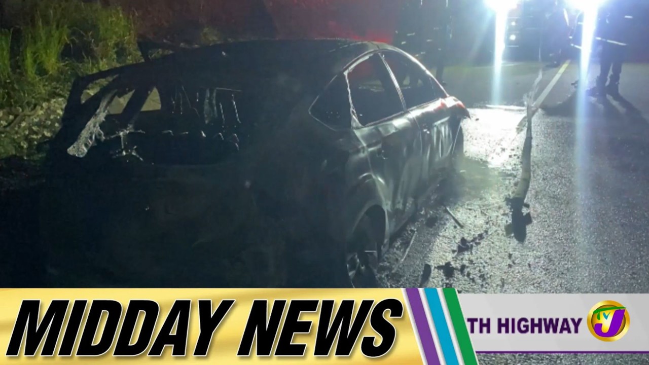 Car Caught Fire Along North South Highway | Midday News