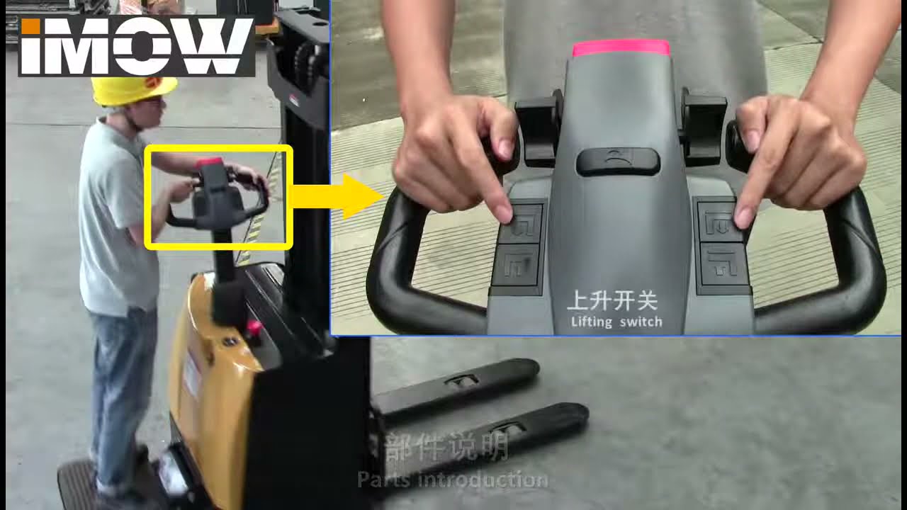 Video de entrenamiento de operación de apiladores eléctricos ES12-RS-ep