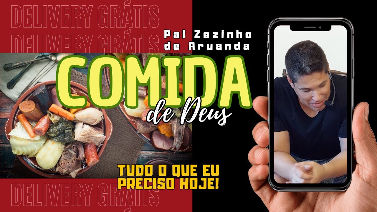 Pai Zezinho de Aruanda / A mistura da comida para o alimento da alegria.