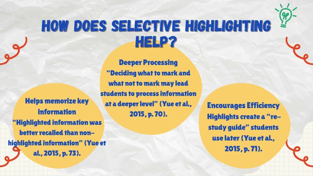 Utilizing Selective Highlighting through Active Note-Taking