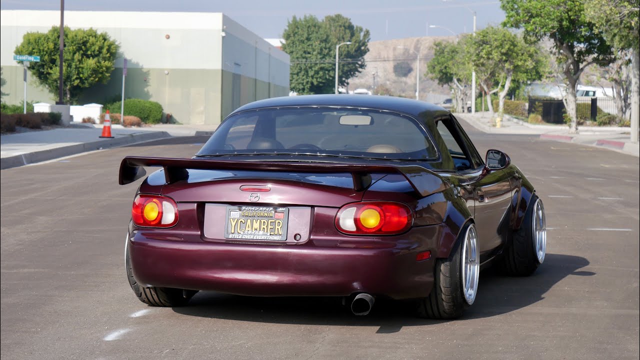 Наконец-то свежая краска на широкофюзеляжном Miata!