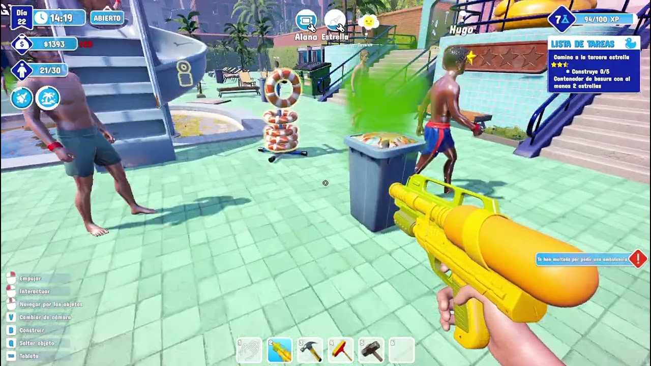 Waterpark suelo nuevo de oficina