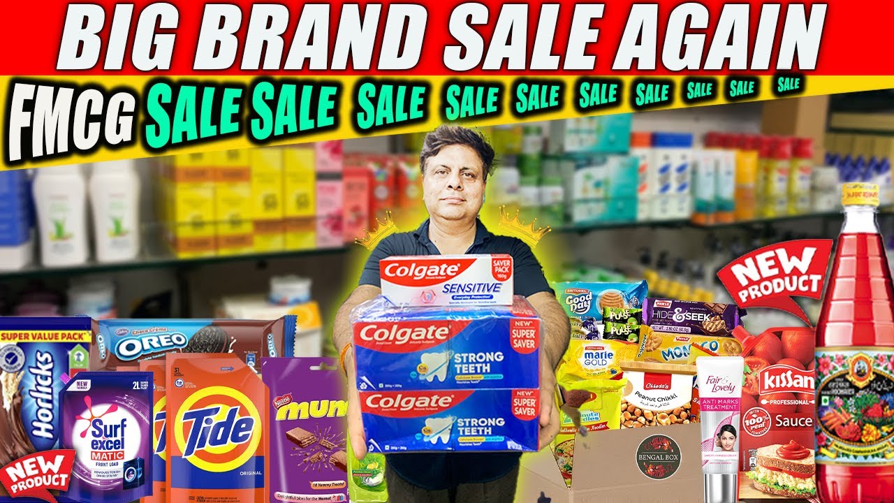 भारत की सबसे बड़ी एफएमसीजी सामान पर सेल 90% की छूट FMCG STOCK LOT COSMETIC DAILY NEED PRODUCTS 💯 OG 