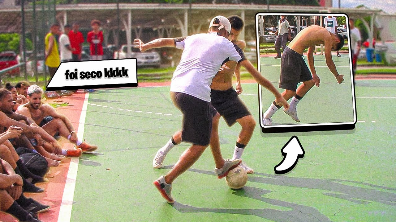 ELE QUASE CAIU NESSE CORTE SECO - JOGO REAL/RACHÃO