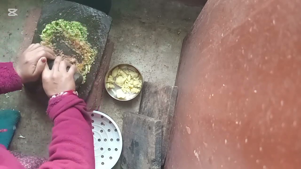 Aalu dhaniya tamatar bandakobi ra mulako mix achar my kitchen ♥️ 