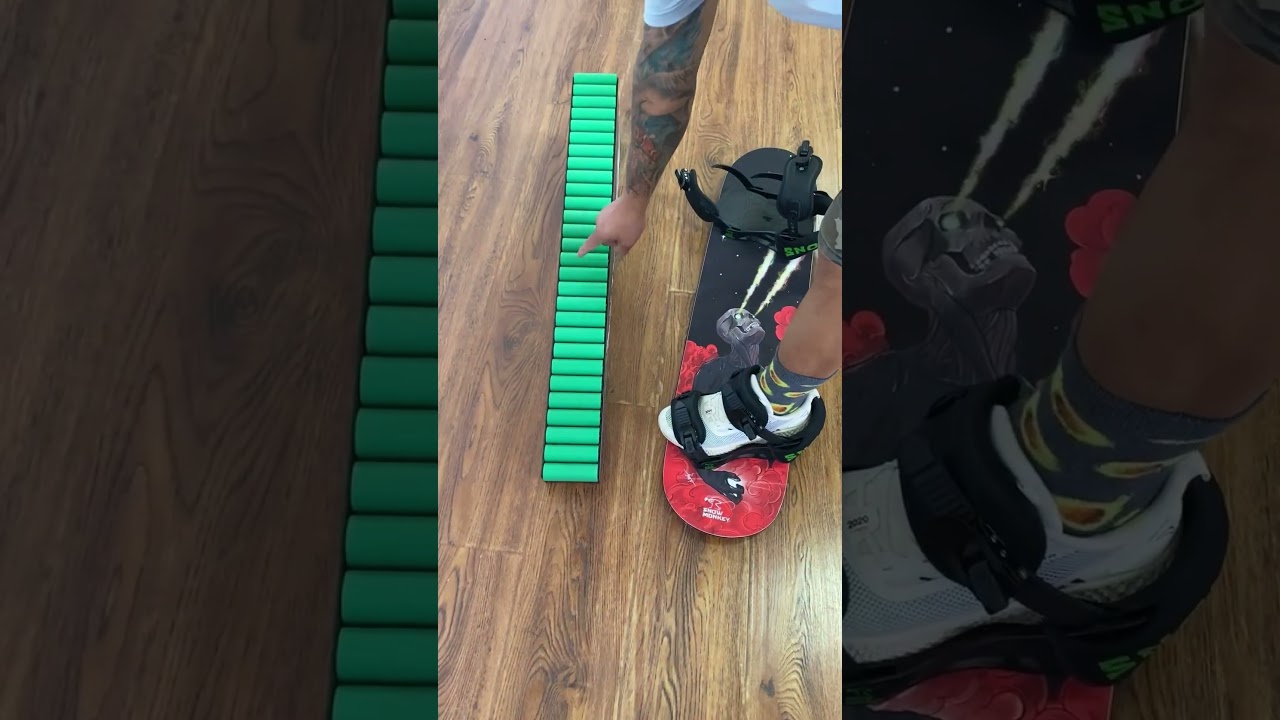 Keep the feeling of skiing！#snowmonkey #jibsimulator #indoorski #parkski #slopestyle #jibs #spin