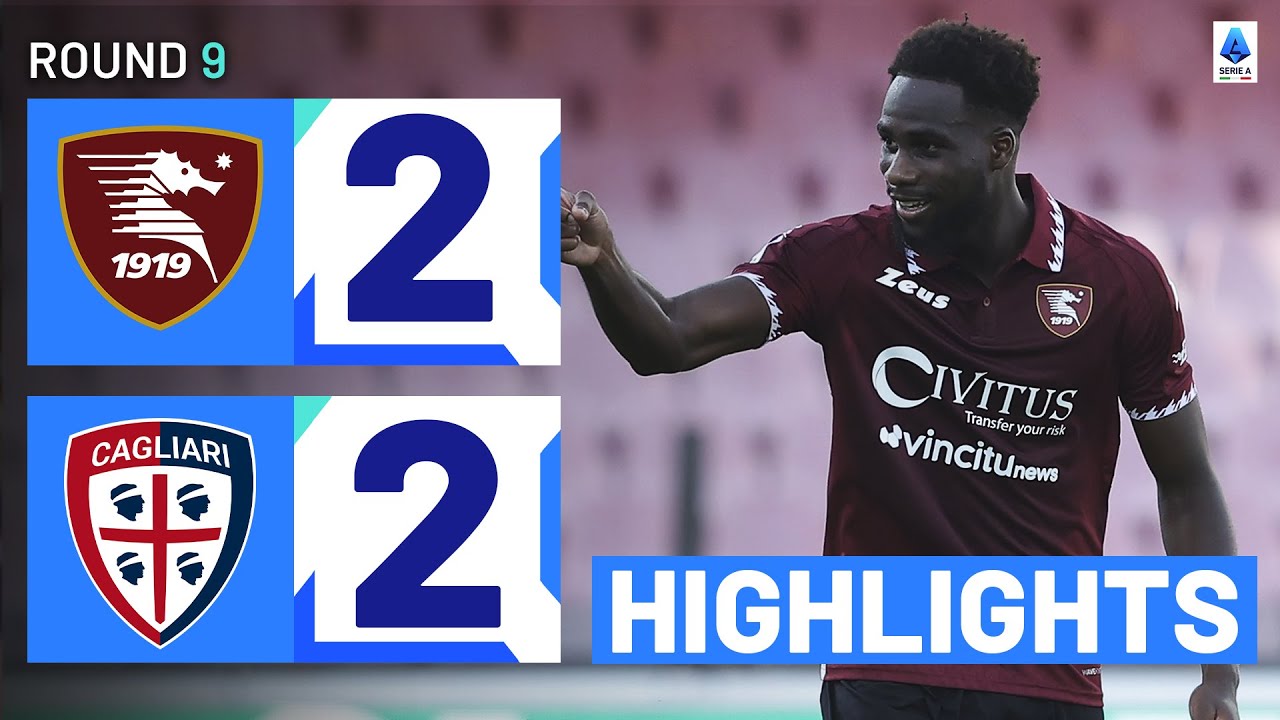 SALERNITANA-CAGLIARI 2-2 | HIGHLIGHTS | Dia scores twice in four-goal thriller | Serie A 2023/24