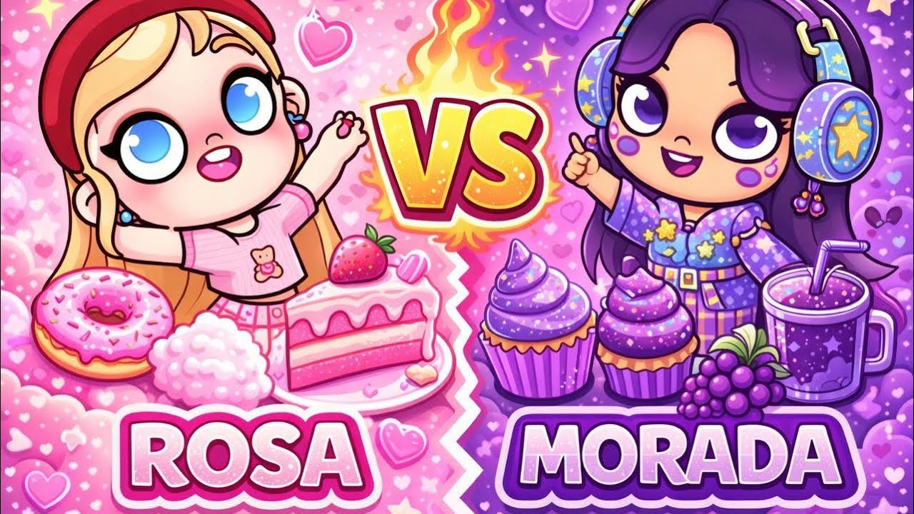 COMIDA ROSA VS COMIDA MORADA EN AVATAR WORLD 