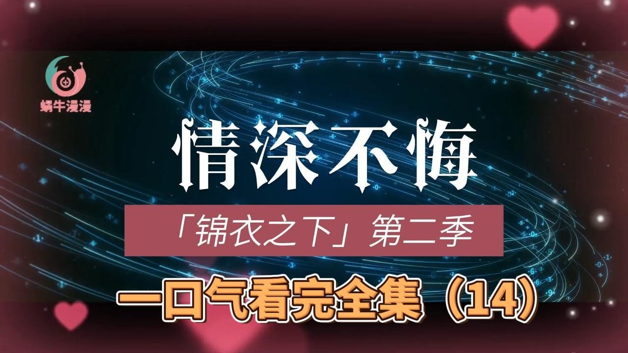 锦衣之下第二季情深不悔，一口气看完全集（14）