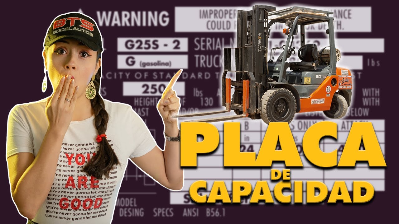 🚜 Placa de capacidad MONTACARGAS
